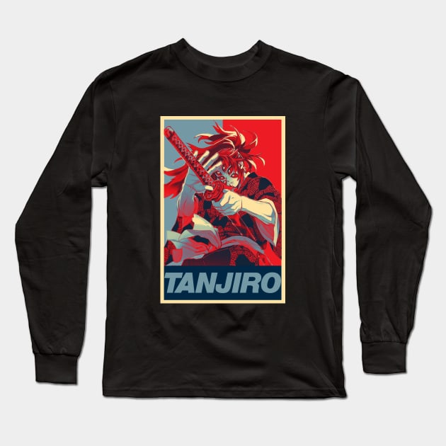 Tanjiro Kamado demon Long Sleeve T-Shirt by Abdoss